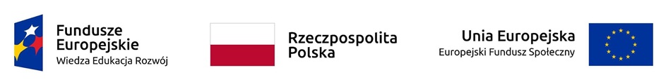 Logo projektów Unii Europejskiej