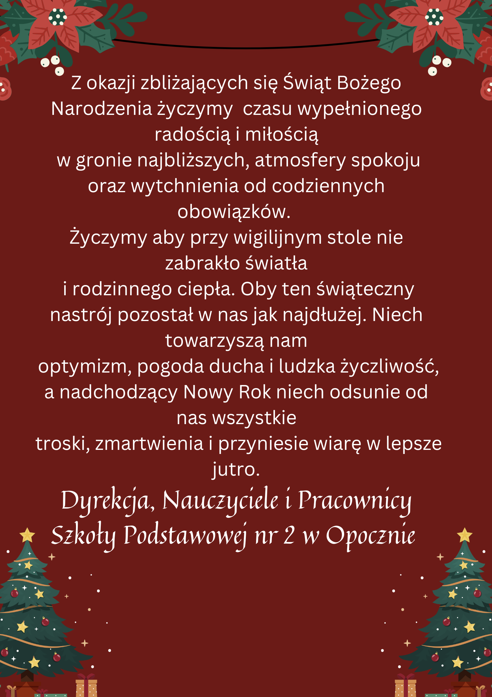 Życzenia świateczne