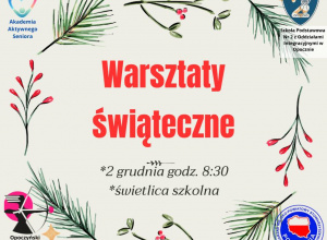 Wspólne warsztaty świąteczne!